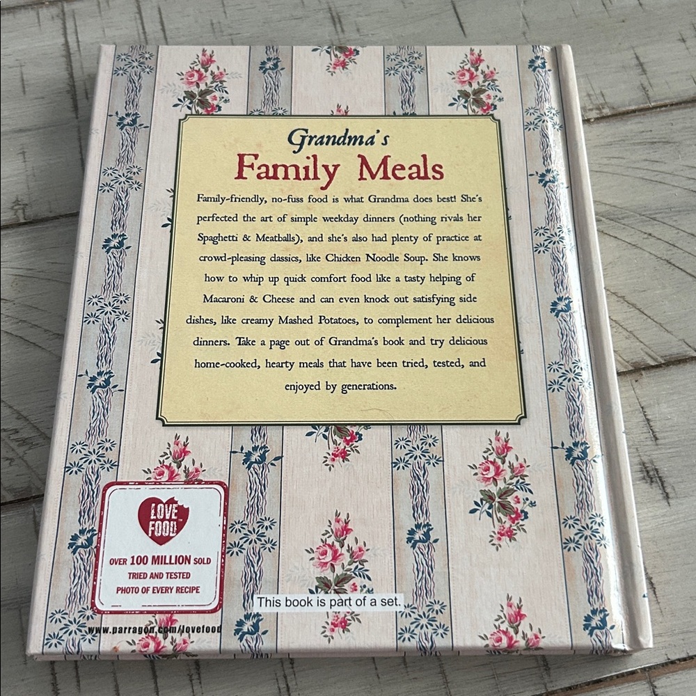 Grandma's Family Meals Hardcover Cookbook Recipes From Grandma’s Kitchen - Picture 2 of 8